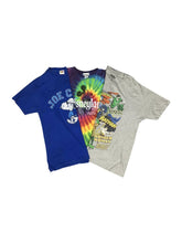 An image of three different vintage apparel cartoon t-shirts 