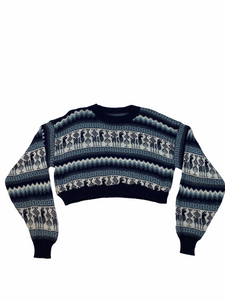Wholesale Crop Print Sweater Bundle