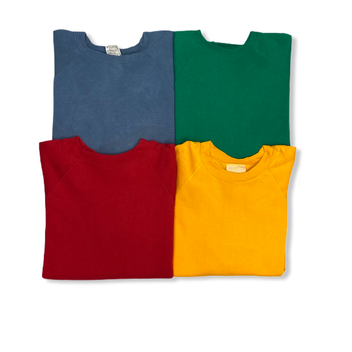 Vintage Solid Crewneck Sweatshirt Bundle